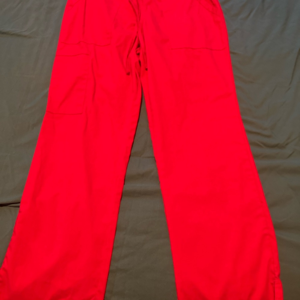 Red Scrub Pants